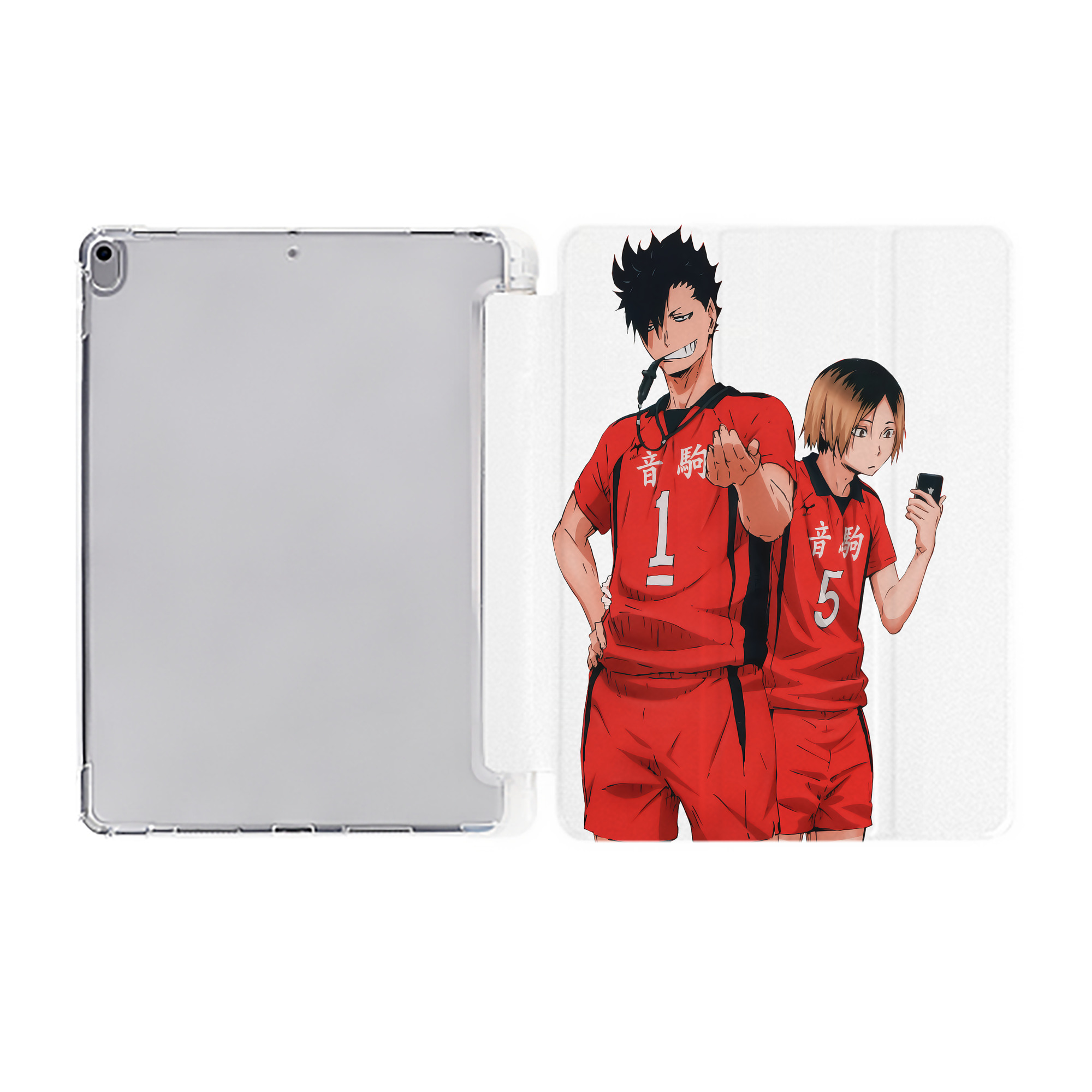 （画像用） 文豪ストレイドッグス Bungo Stray Dogs IPad ケース ペン収納付き 三つ折りスタンド PUレザー×シリコン 対応機種9.5/10.5/10.9インチ